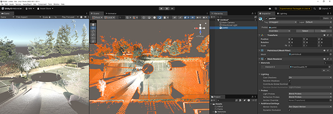 LAZ To GLTF / GLB model in Unity